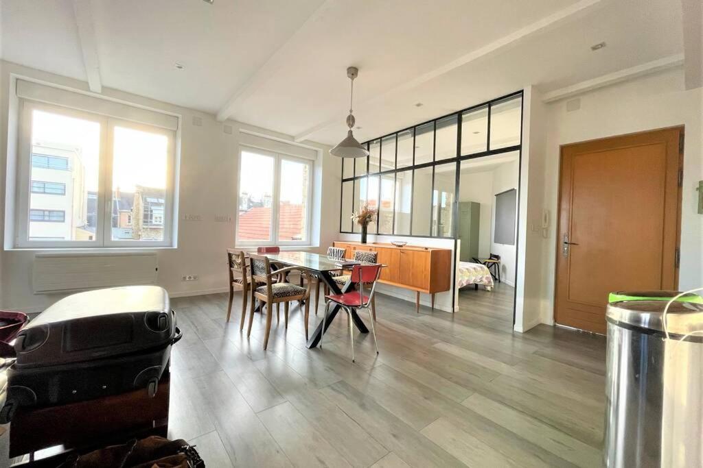 Appartement Superbe Loft 100m2 Proche Cathédrale avec Parking à Reims Extérieur photo