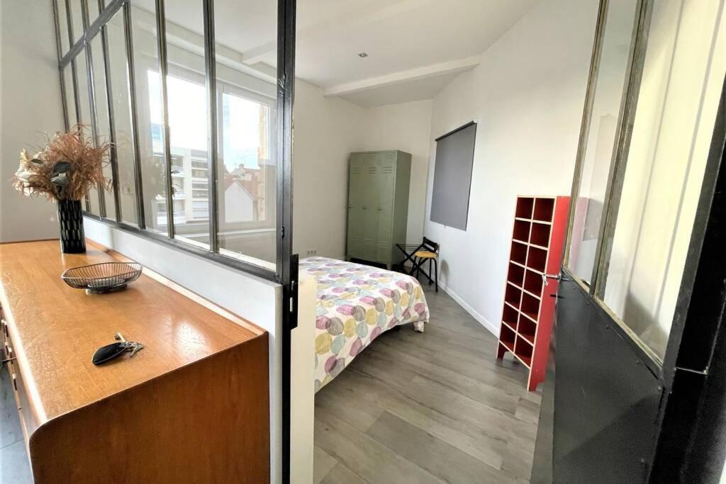 Appartement Superbe Loft 100m2 Proche Cathédrale avec Parking à Reims Extérieur photo