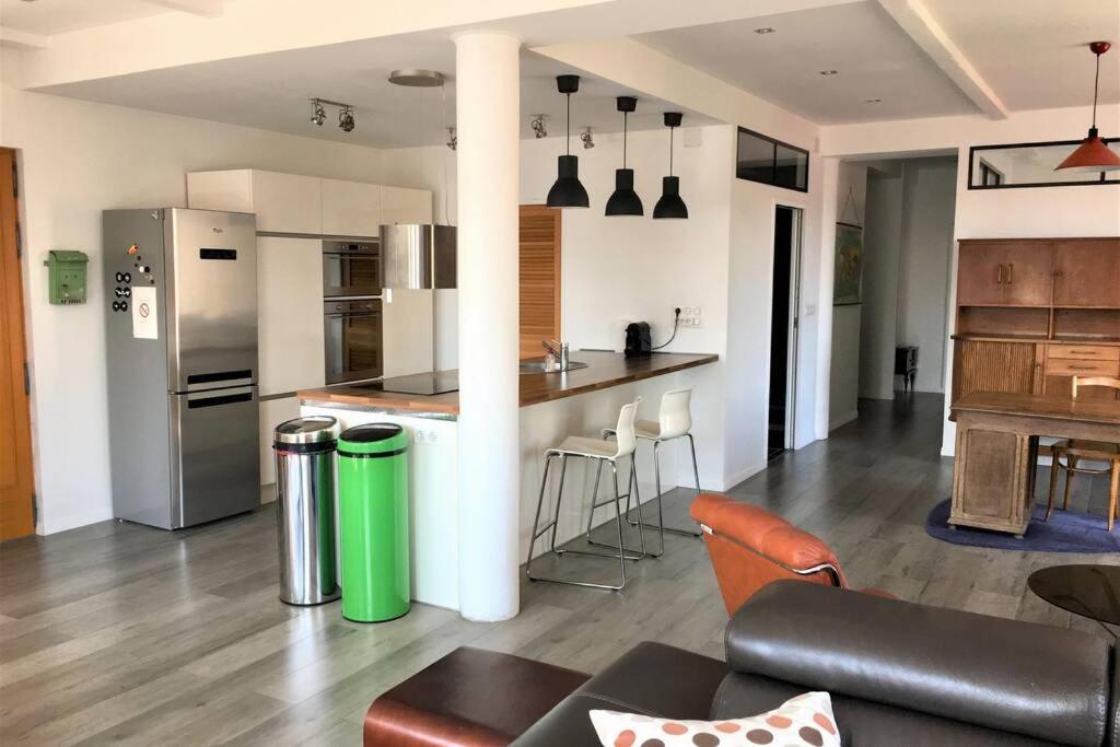 Appartement Superbe Loft 100m2 Proche Cathédrale avec Parking à Reims Extérieur photo