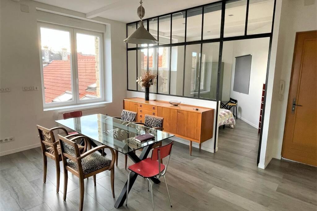 Appartement Superbe Loft 100m2 Proche Cathédrale avec Parking à Reims Extérieur photo