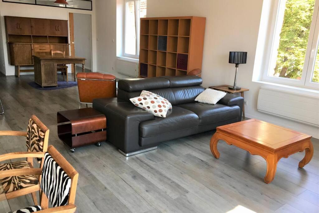 Appartement Superbe Loft 100m2 Proche Cathédrale avec Parking à Reims Extérieur photo
